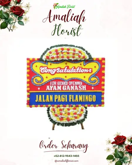 Sewa Papan Bunga Medali